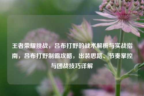 王者荣耀挑战，吕布打野的战术解析与实战指南，吕布打野制霸攻略，出装思路、节奏掌控与团战技巧详解