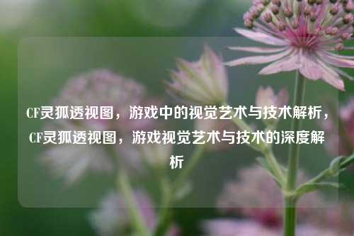 CF灵狐透视图，游戏中的视觉艺术与技术解析，CF灵狐透视图，游戏视觉艺术与技术的深度解析